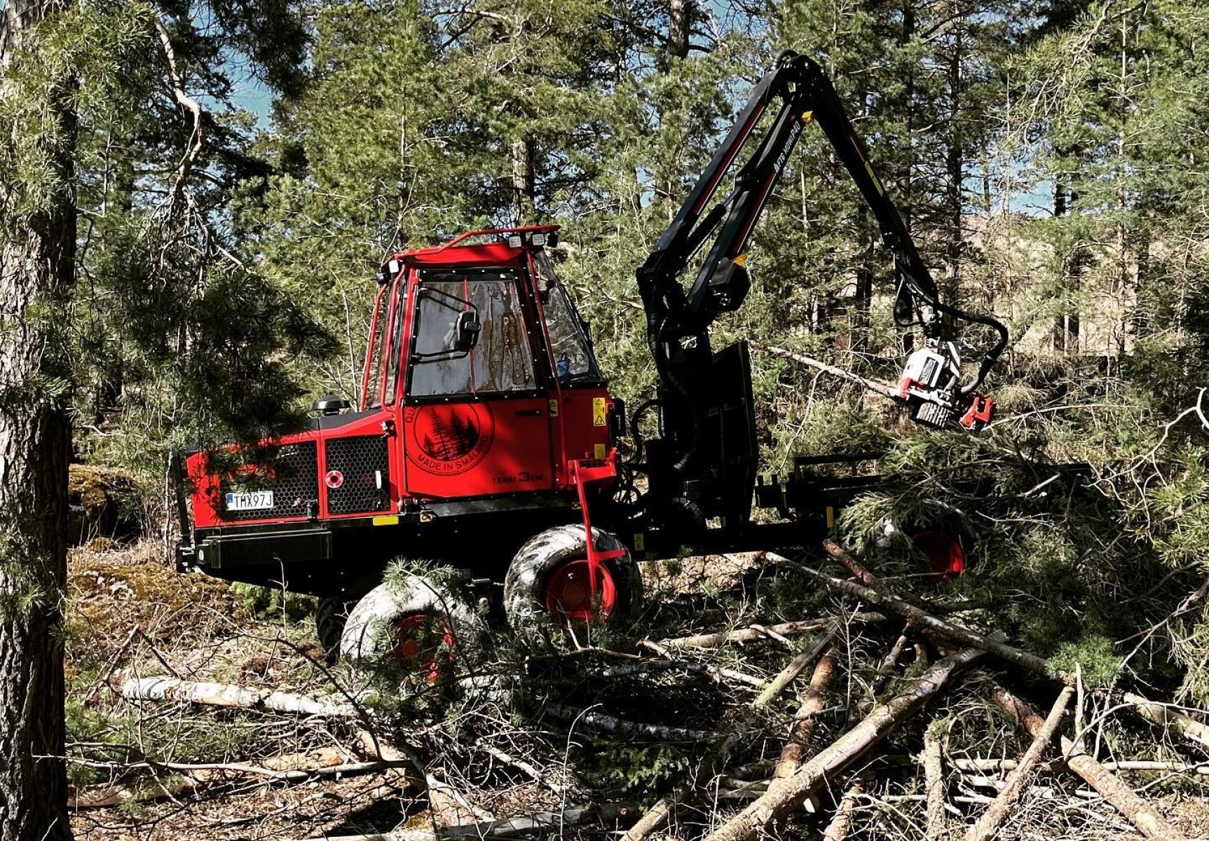 Magyarországon is bemutatkoznak a TERRI gyérítési erdészeti gépek