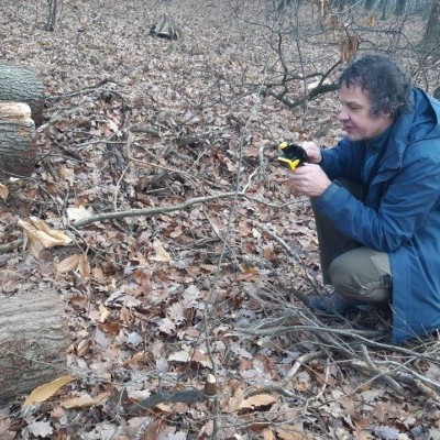 Erdészeti mérőeszközöket mutattak be a soproni erdőben