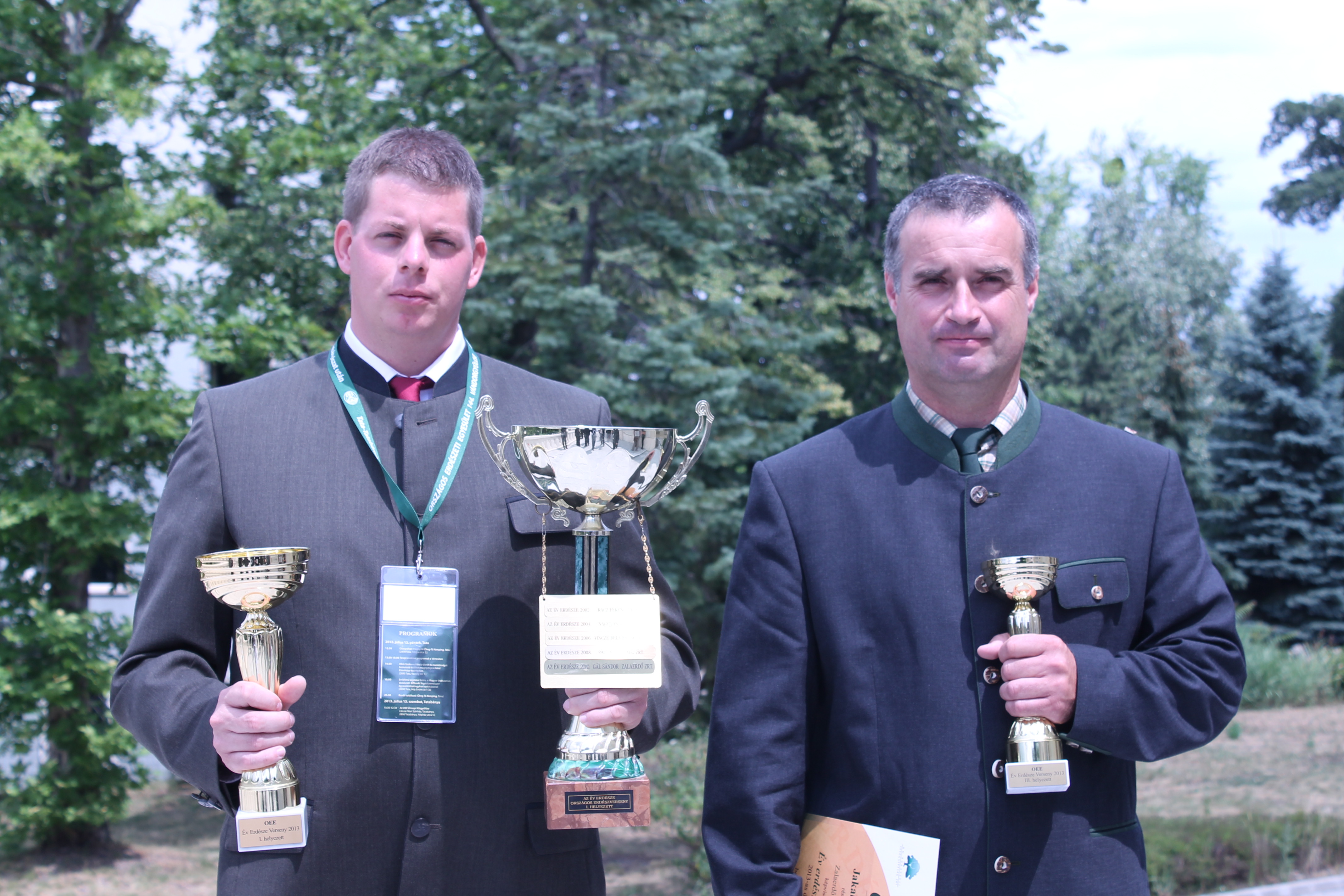 A HM Kaszó Zrt. dolgozója, Szabó Gábor nyerte az „Az év erdésze – 2013” versenyt