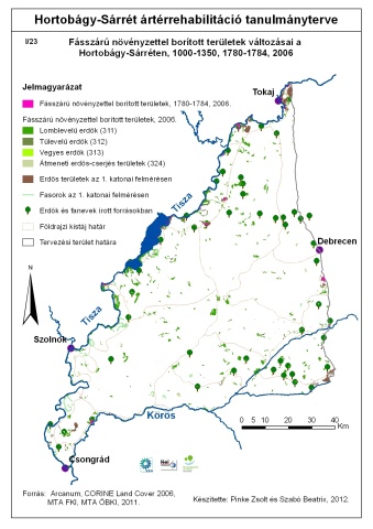 Fásszárú növényzettel borított területek változásai a Hortobágy-Sárréten - Greenfo.hu