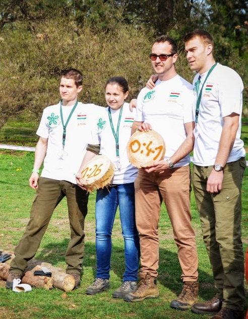 Másodikok lettek a magyar erdőmérnök hallgatók a brno-i Erdészeti Európa Bajnokságon