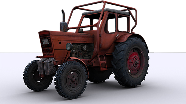 Bukókeretes MTZ-50 traktor a zákányszéki tombolán