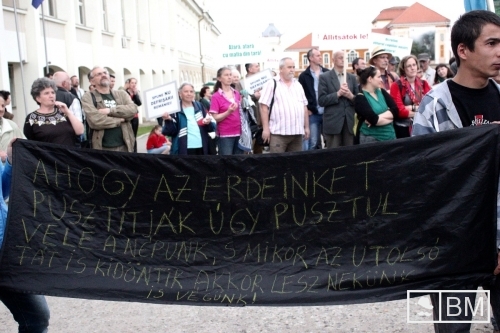Környezetvédők tüntettek Erdélyben és Romániában az erdők védelmében