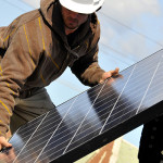 http://www.dreamstime.com/stock-photography-installing-solar-panels-image18730442
