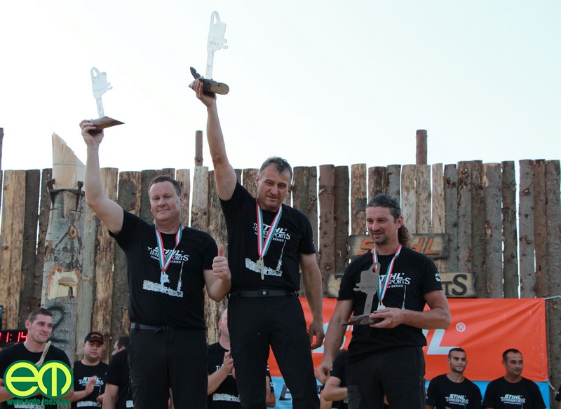 Strúbel József országos csúcsot döntött, Juhász István ismét győzött - STIHL Timbersports Mátra Kupa 2016