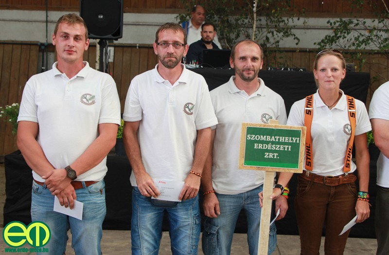 A Szombathelyi Erdészeti Zrt. csapata győzött a fakitermelő bajnokság utolsó fordulóján a Göbös-majorban (+KÉPEK)