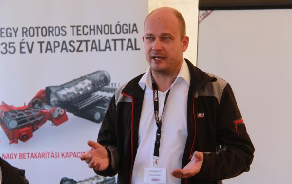 Grósz Gábor, az AGRO-BÉKÉS Kft. kereskedelmi igazgatója
