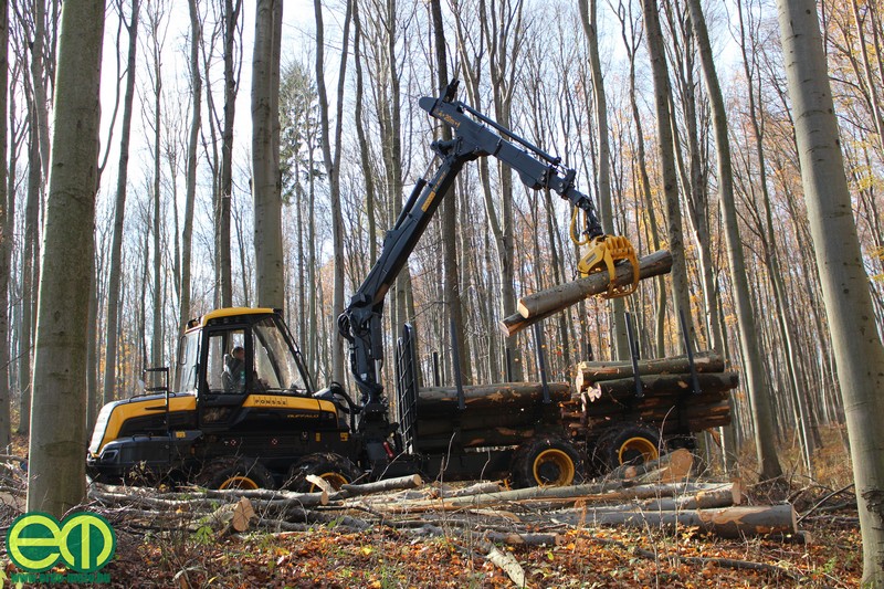 Ponsse erdészeti gépek dübörögtek a zirci erdőben - Kisfilm a Forest Power Kft. bemutatójáról (VIDEÓ)