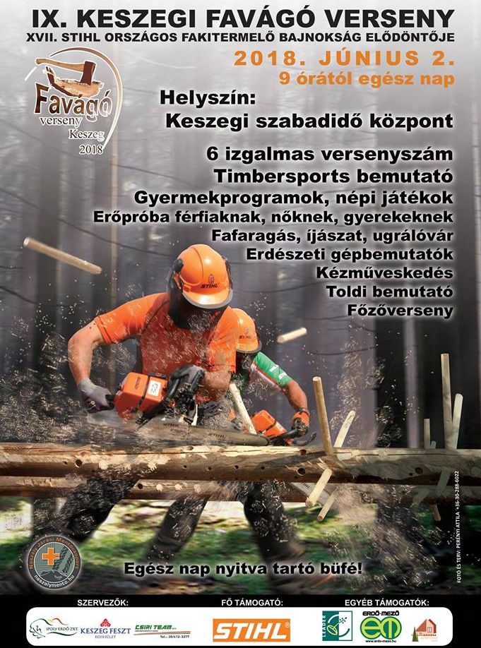Idén is összecsapnak a fakitermelők Keszegen - Izgalmas verseny, családi programok