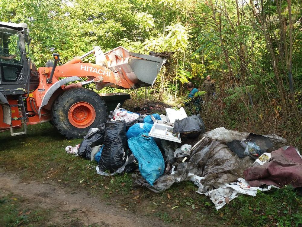 Az erdőgazdaságok 1100 köbméter illegális hulladékot gyűjtöttek össze