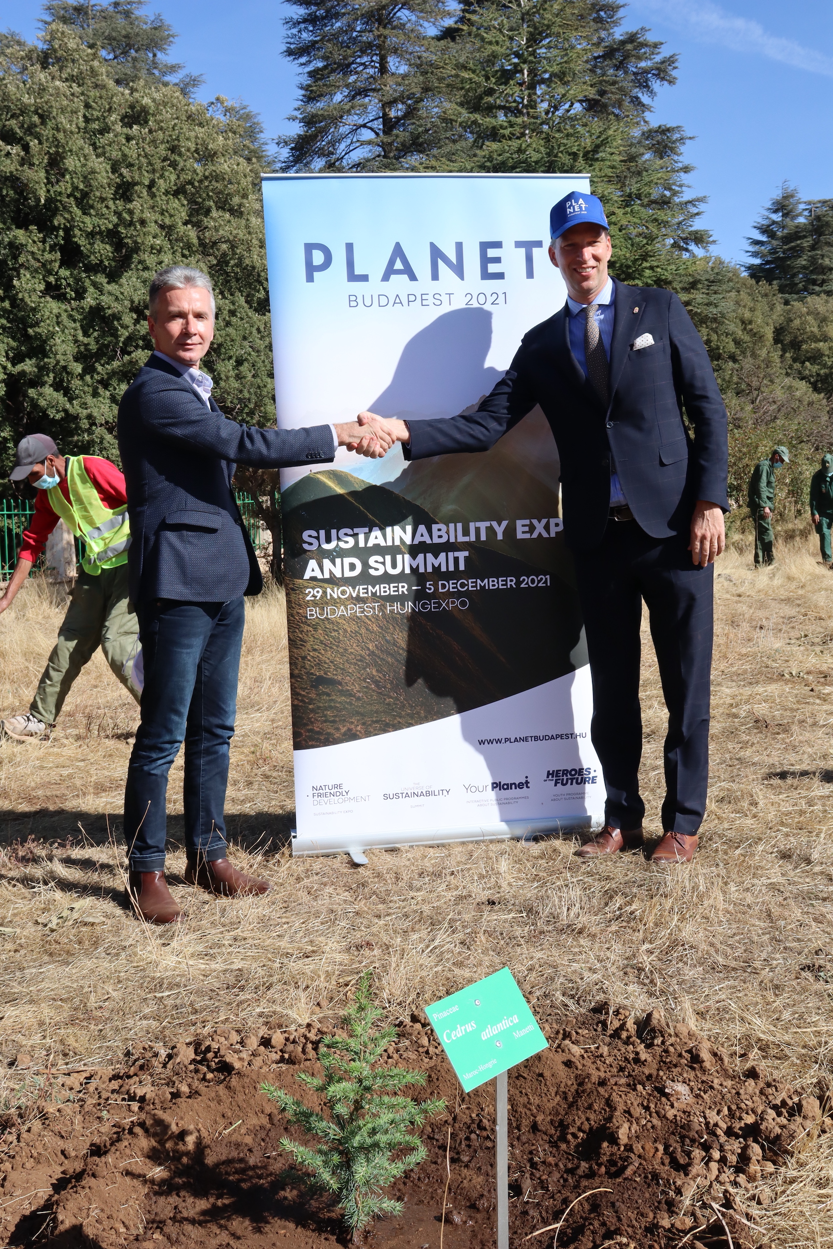 Magyar fákkal és erdész szakemberekkel népszerűsítették Marokkóban a Fenntarthatósági Világtalálkozót