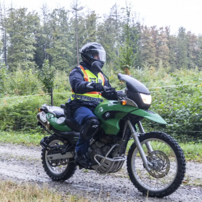 Terepmotoros járőrök a Soproni Parkerdőben