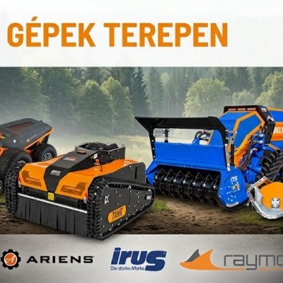 Profi gépek terepen: erdészeti és kommunális gépek tesztnapja
